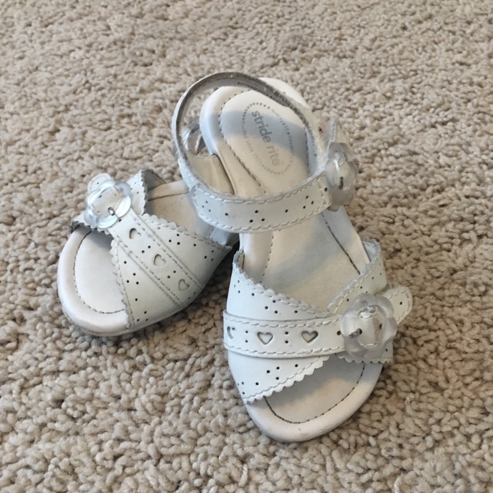 Stride Rite White Sandals